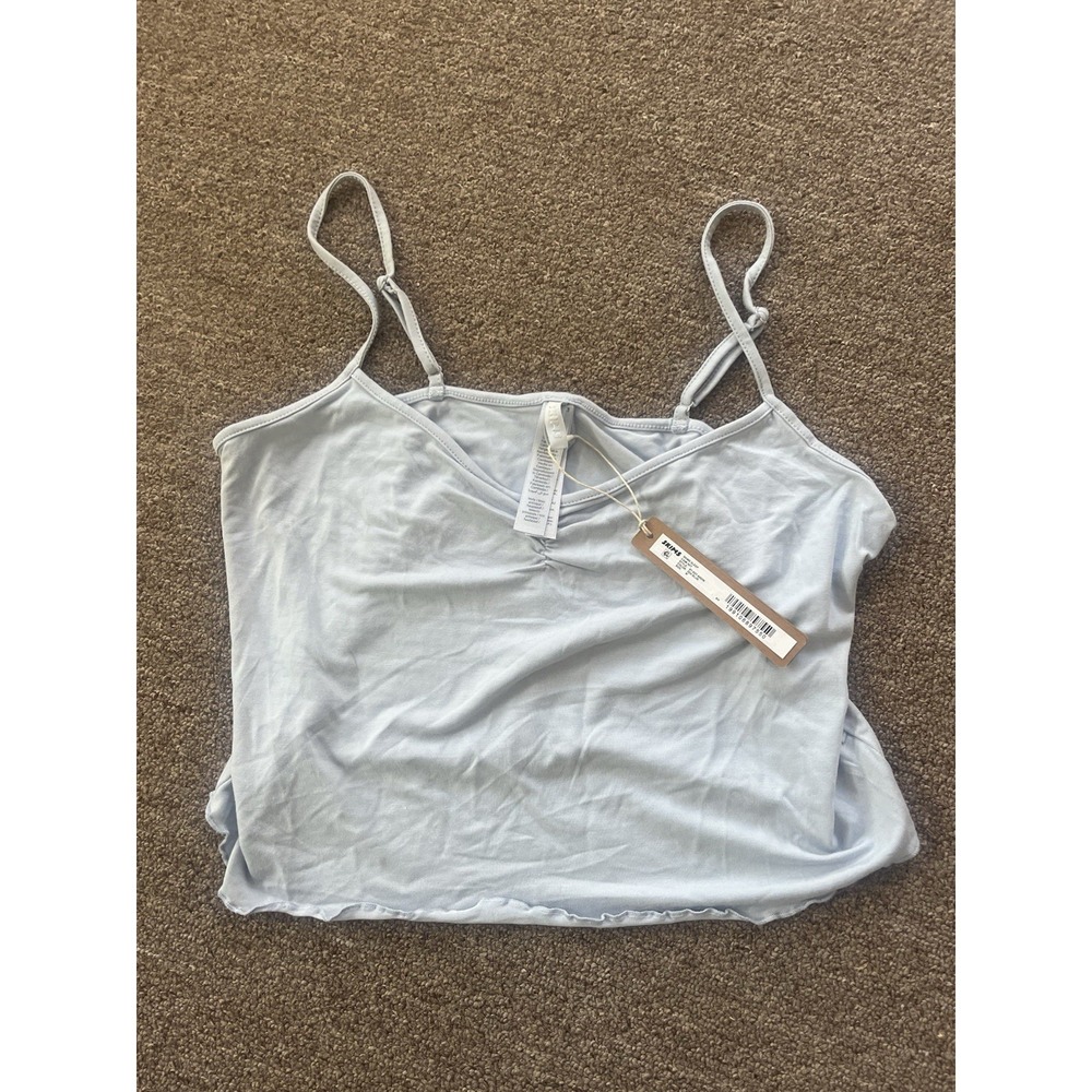 NWT Skims Sleep Cami Top Zen Blue Size Medium - Top Only‎ 8452W